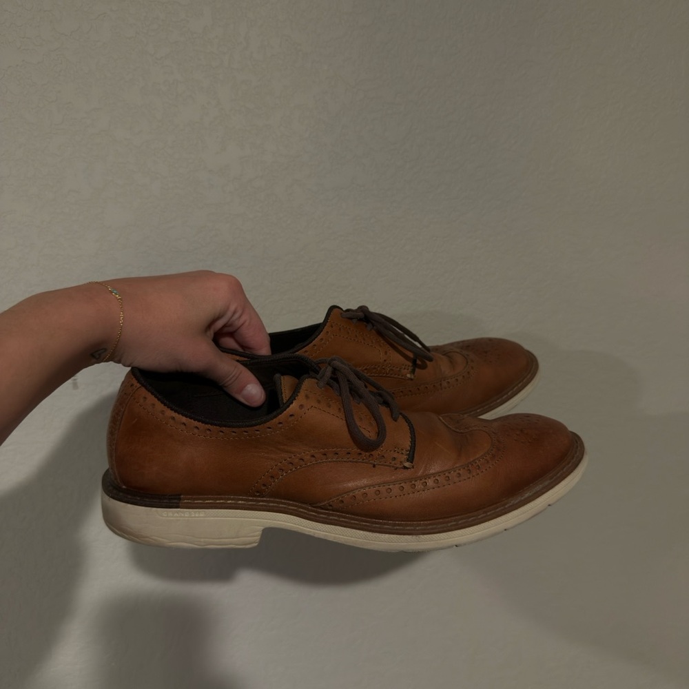 Cole Haan Brown Leather Derbys